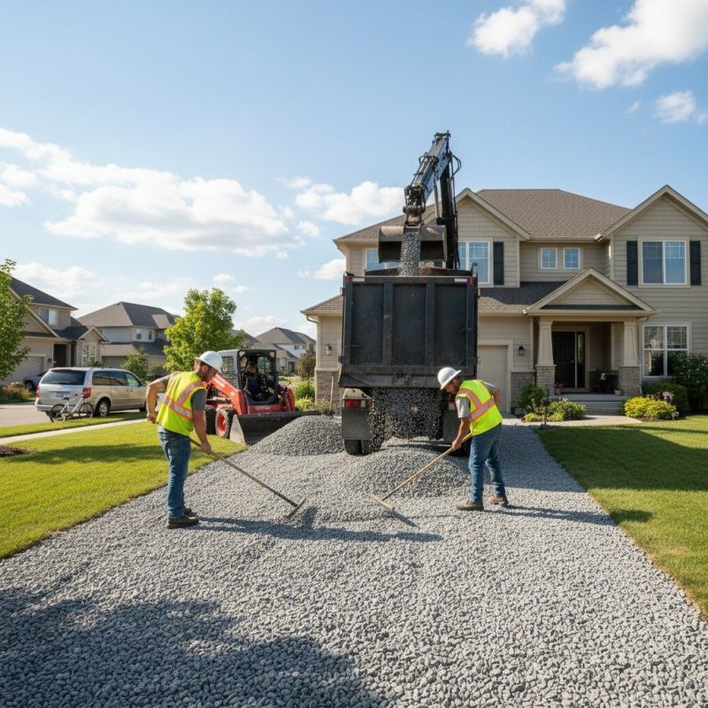 Gravel Driveway Grid Installation