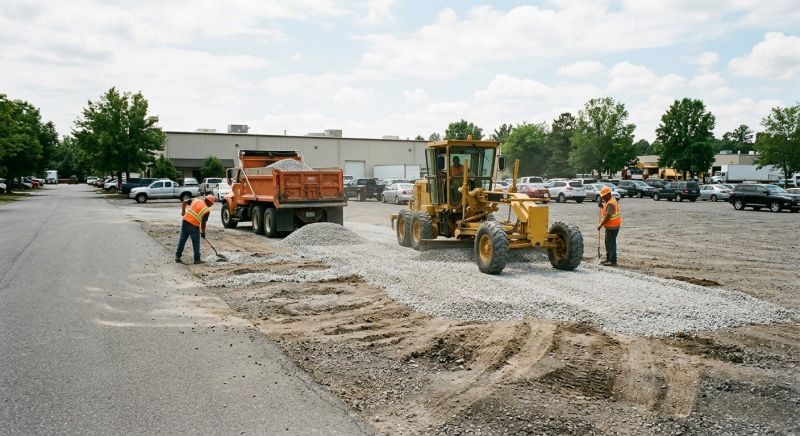 Parking Lot Excavation in Suwanee, GA